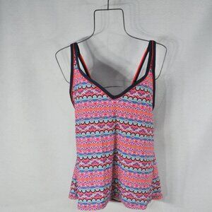 South Point woman's Tankini plus size 24 W Two Piece MSRP$100.00 Multicolo…